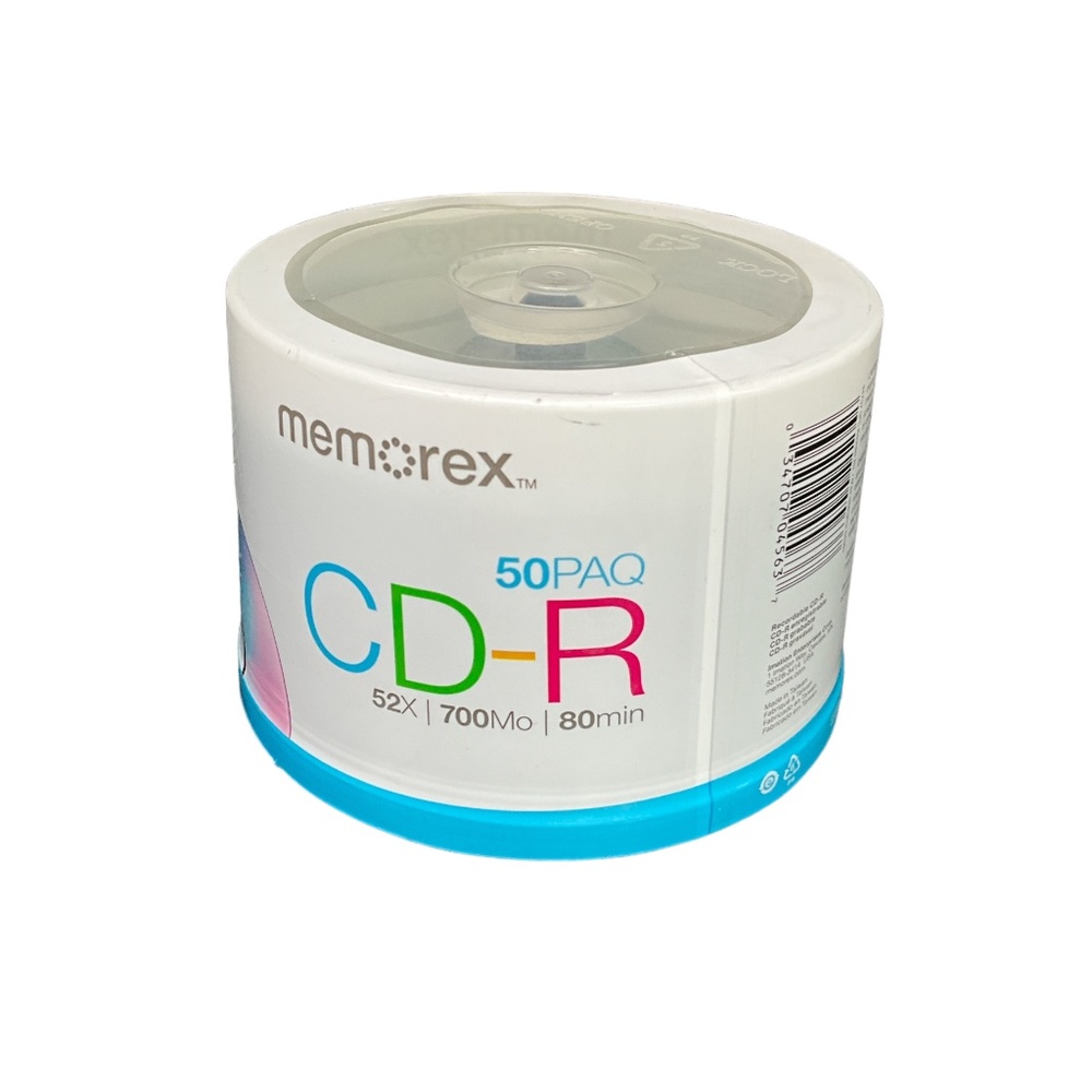 NEW SEALED Memorex Music CD-R 50 Pack (50 Total Discs